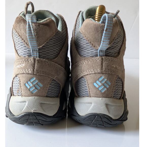 COLUMBIA Armitage Lane YL1098-033 Tan Gray Hiking Boots Waterproof Women's‎ 8.5 - Picture 7 of 13